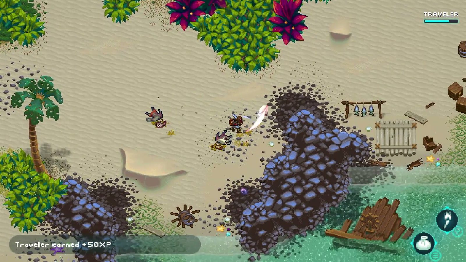 Official Steam screenshot: the world map screen