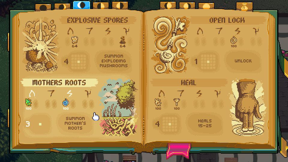 Party building and gear screenshot